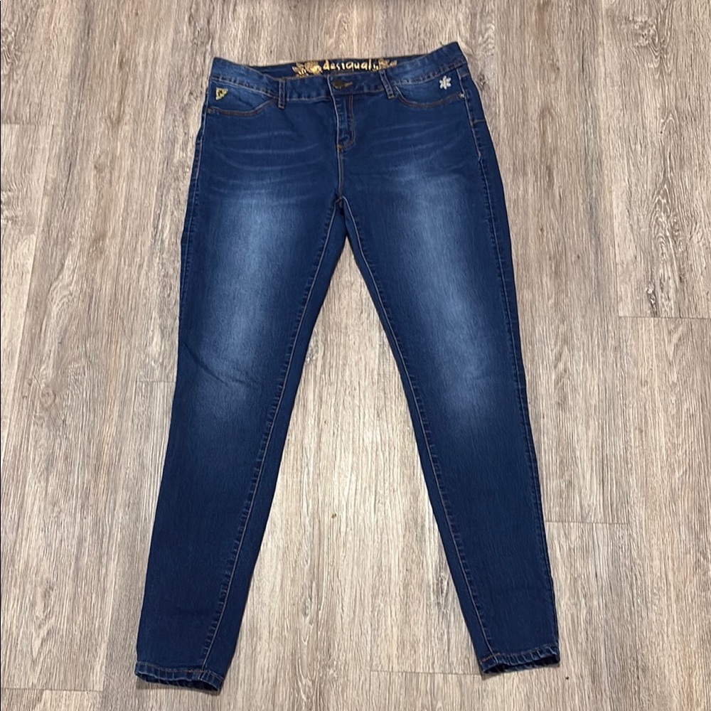 Desigual Skinny Blue Jeans​